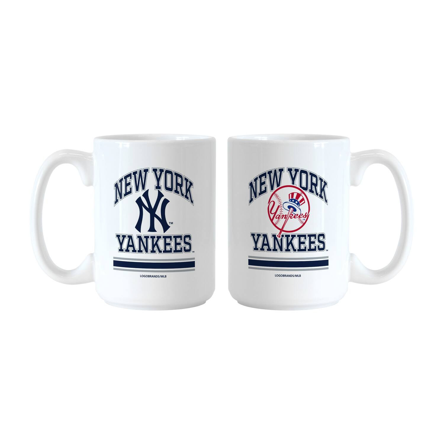 Logo Brands - New York Yankees 15oz. Current & Throwback Mug Set - Multicolor | Best Buy U.S.