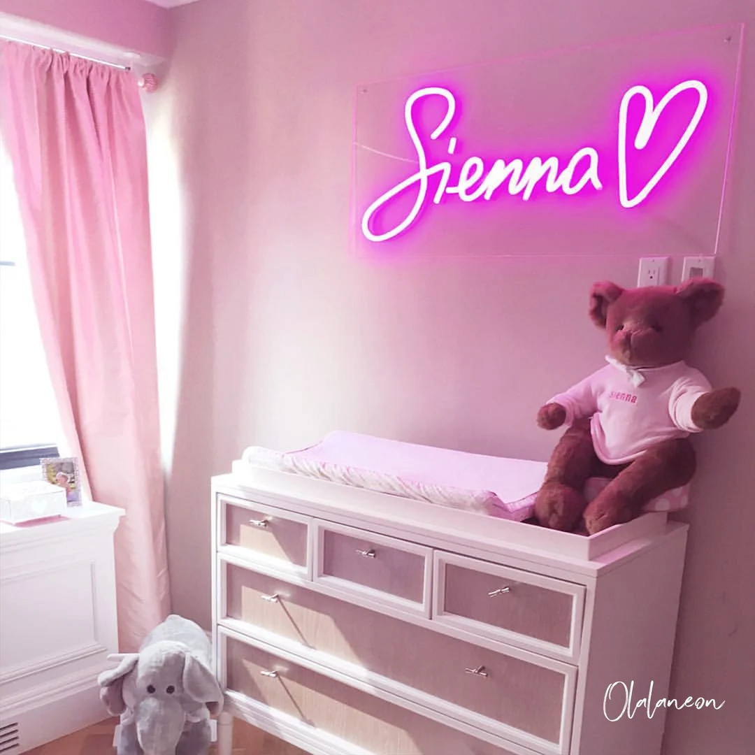 Custom name neon sign led lights, Neon sign wedding, Neon sign wall decor Kid Room Decor Personal... | Etsy (US)