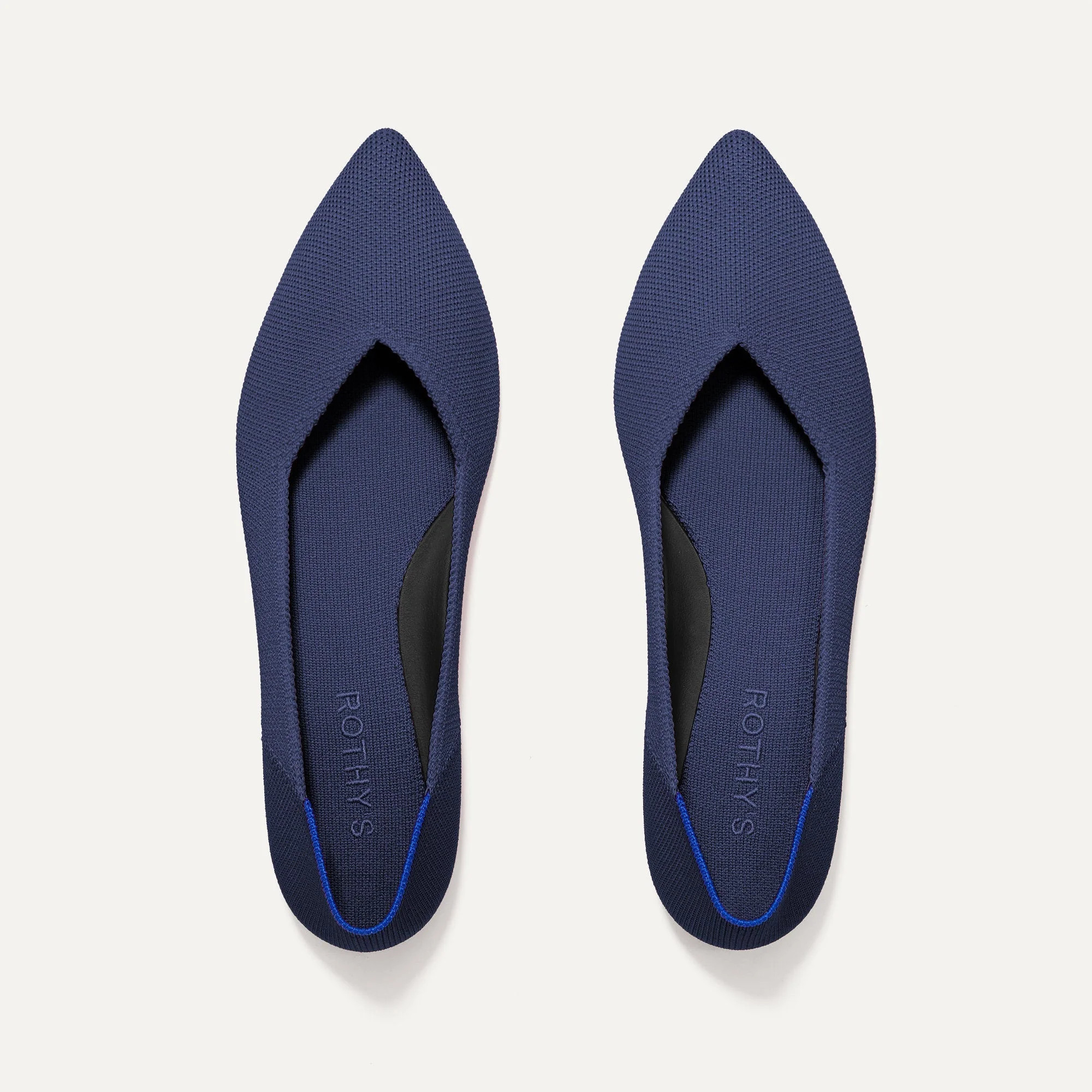 The Point II in Deep Navy | Women's Flats | Rothy's | Rothy's
