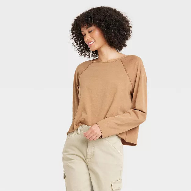 Women's Long Sleeve Sensory Friendly T-Shirt - Universal Thread™ | Target