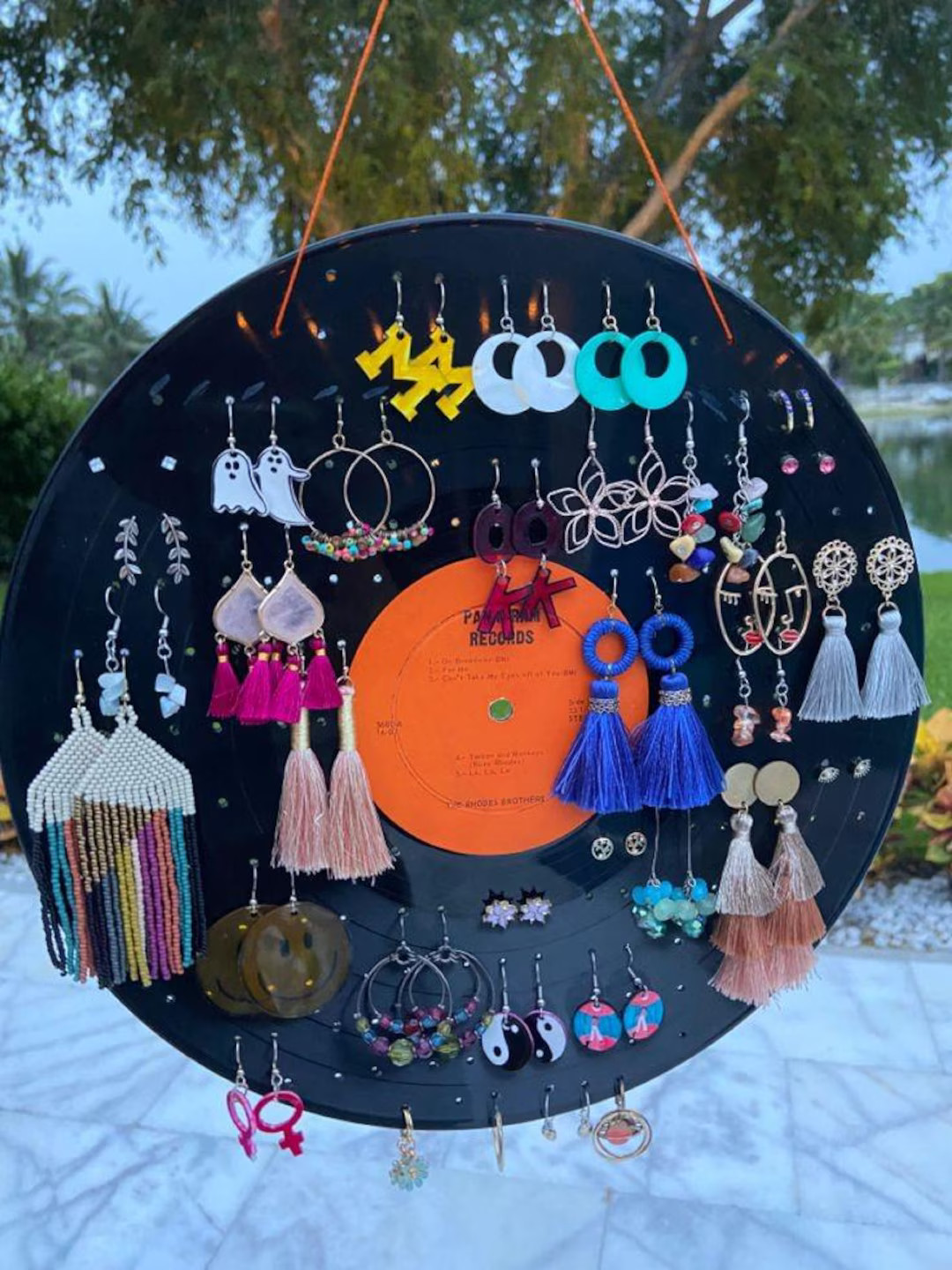 Vintage Record Earring Holder - Etsy | Etsy (US)