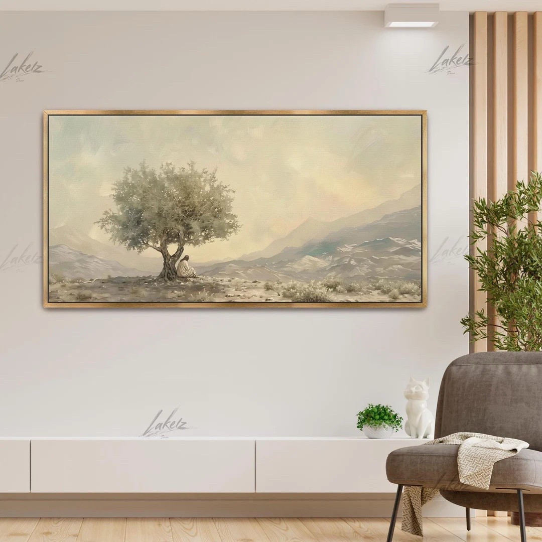 Such a beautiful painting from Etsy. Jesus Sitting Under Olive Tree Print. 


Peace Mountain Christ Minimalist Abstract, Bible Oil Painting Christian Faith LDS, minimalist wall art, minimalism art, Christian art 

#LTKFindsUnder50 #LTKSeasonal #LTKHome
