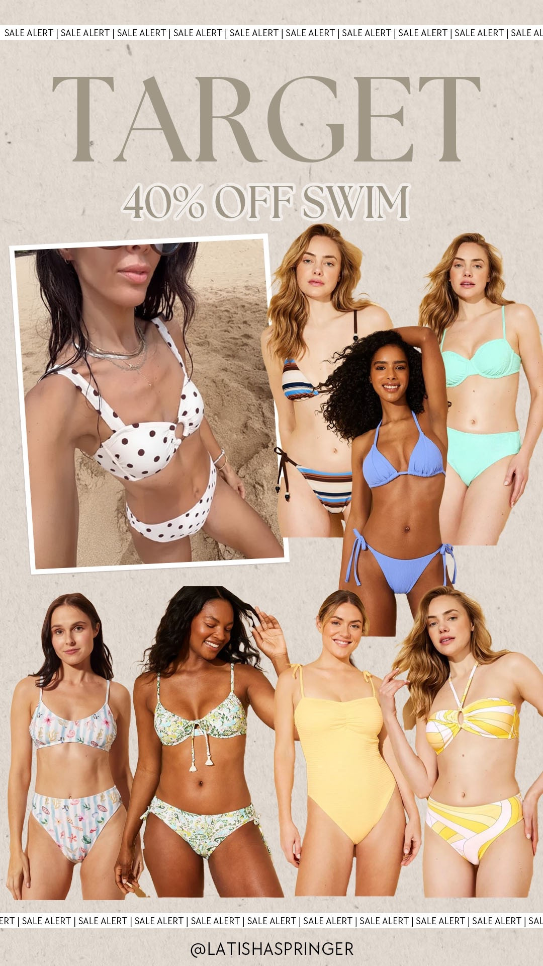 40% off Target swim!

#targetdeals

Target deals. Target swim. Target polka dot bikini. Trendy swim style. Target deal days. Target circle week.

#LTKSeasonal #LTKSaleAlert #LTKSwim