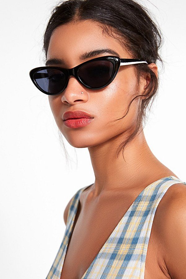 Essential Cat-Eye Sunglasses - Black at Urban Outfitters | Urban Outfitters (US and RoW)
