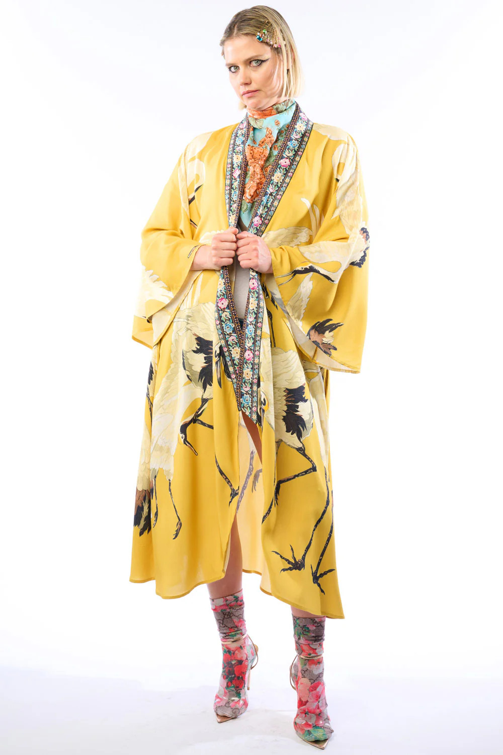 Story of the Crane Kimono | Aratta LLC
