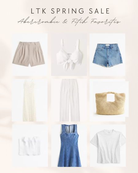 Sharing my favorite picks from the LTK Spring Sale 🤍✨ I’ve selected my favorite items from Abercrombie & Fitch, including shorts, trousers, tops, bags, tees, jumpers and accesories perfect for your daily spring outfit ideas 

#LTKSpringSale #LTKstyletip #LTKsalealert