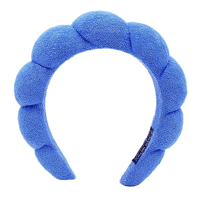 Spa Headbands for Washing Face Makeup Skin Care Headband Women Bubble Facial Beauty Headbands Puf... | Amazon (US)