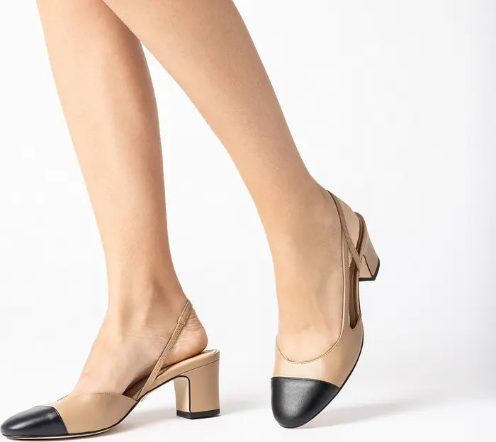 Daniela Block Heel Slingback Pump (Women) | Nordstrom