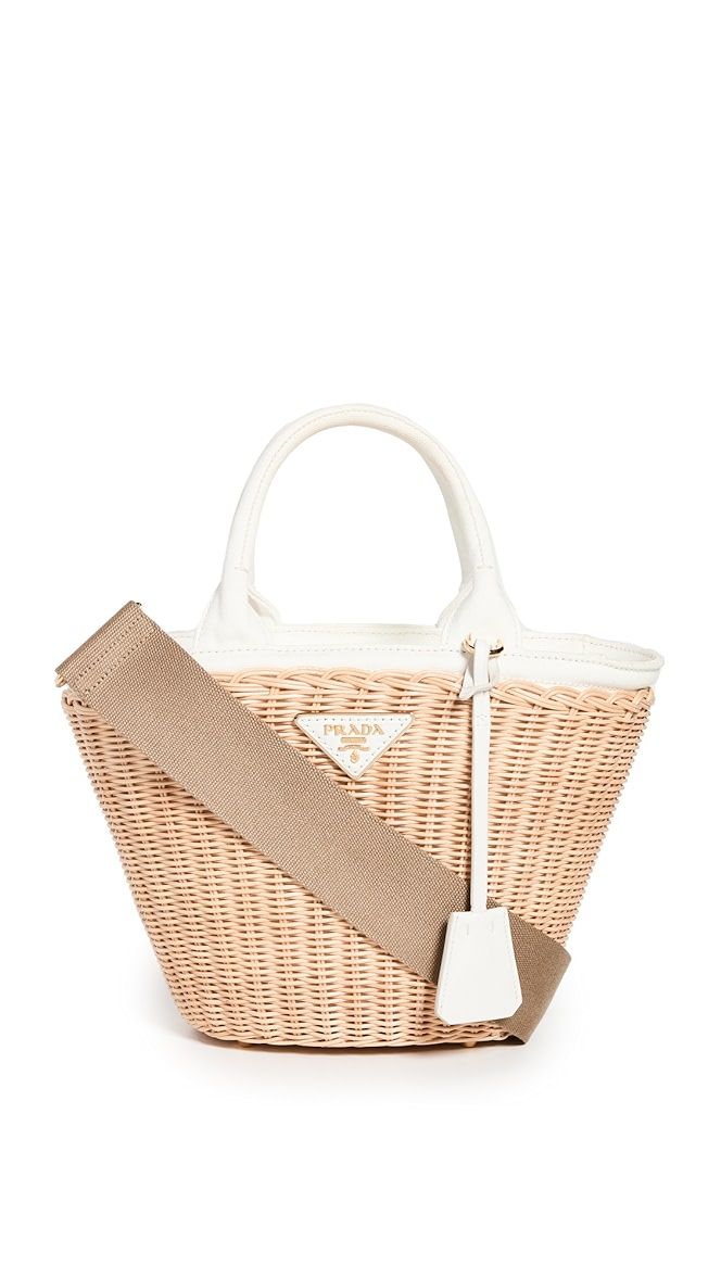 Shopbop Archive Prada Wicker Basket Bag | SHOPBOP | Shopbop