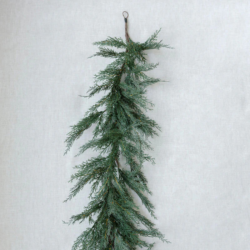 9' Faux Cedar Garland Evergreen | CG Hunter
