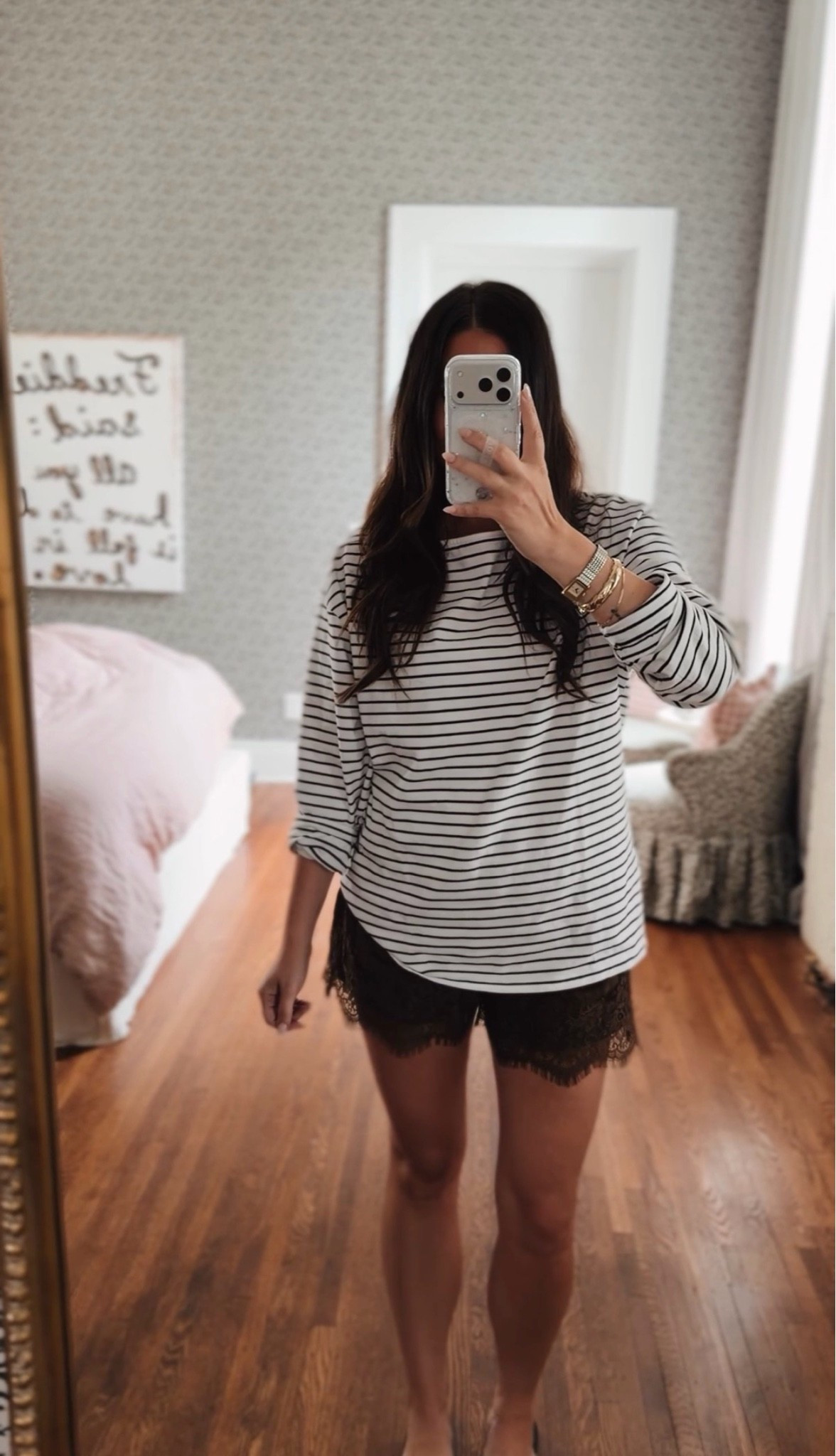 OOTD @anthropologie stripe top & lace shorts #anthropartner

#LTKootd #LTKmomlife #LTKOver40