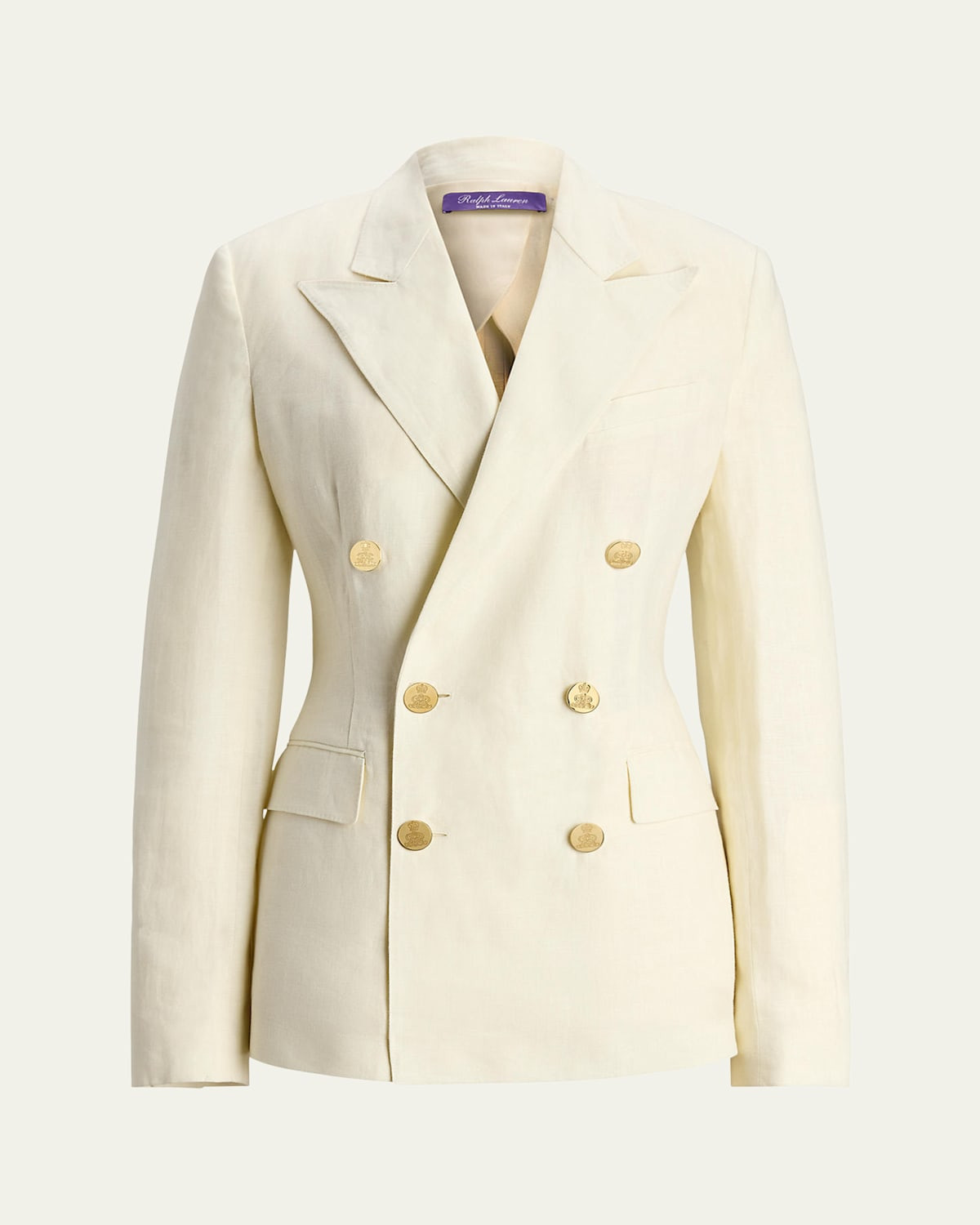 Camden Double-Breasted Linen Jacket | Bergdorf Goodman
