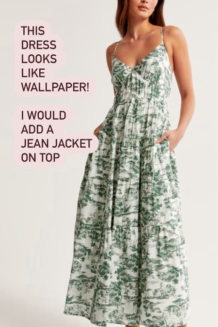 Cutest dress! Looks like wallpaper! 

#LTKfindsunder100 #LTKSeasonal #LTKsalealert