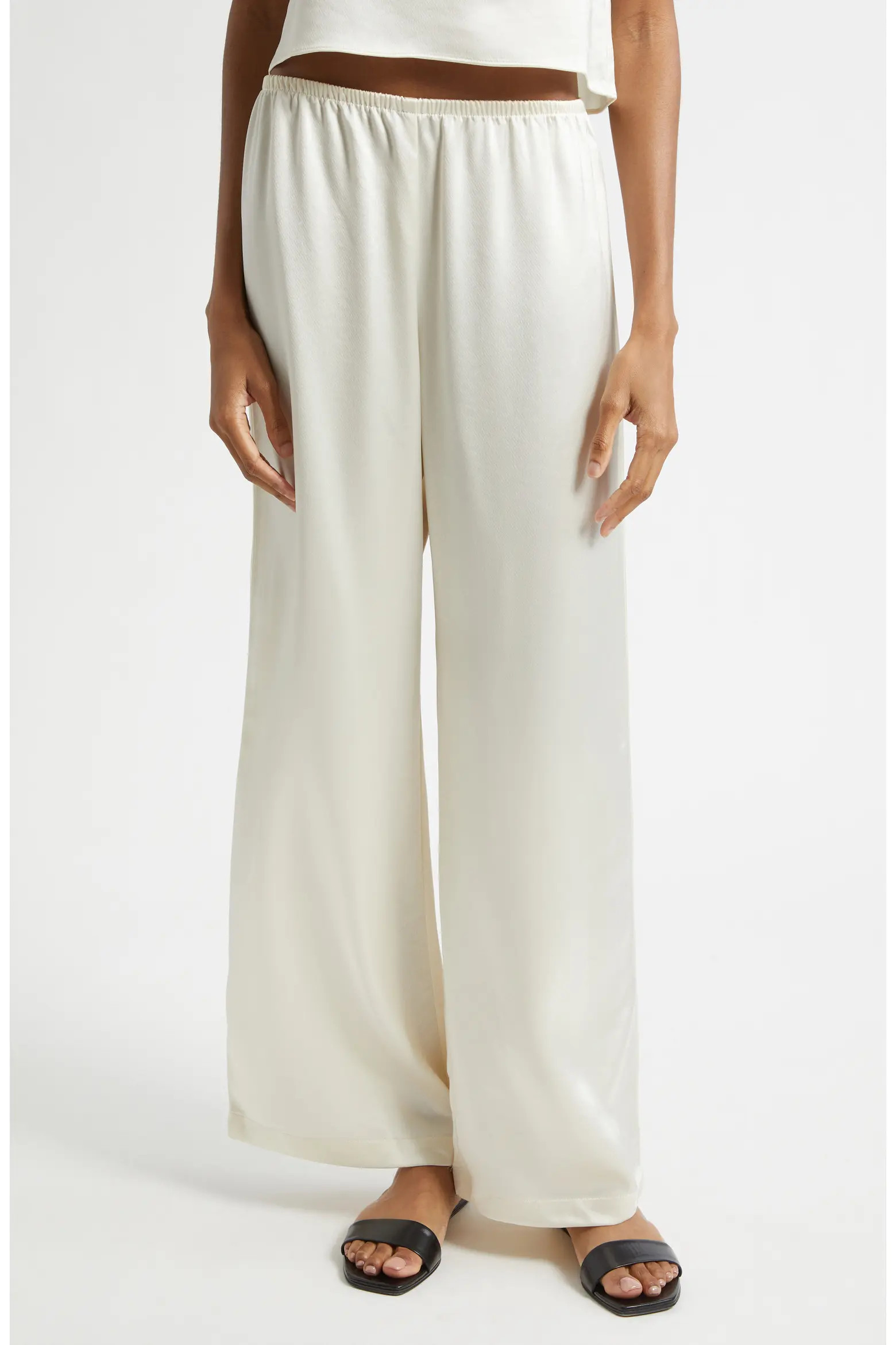 Barb Wide Leg Satin Pants (Women) | Nordstrom | Nordstrom