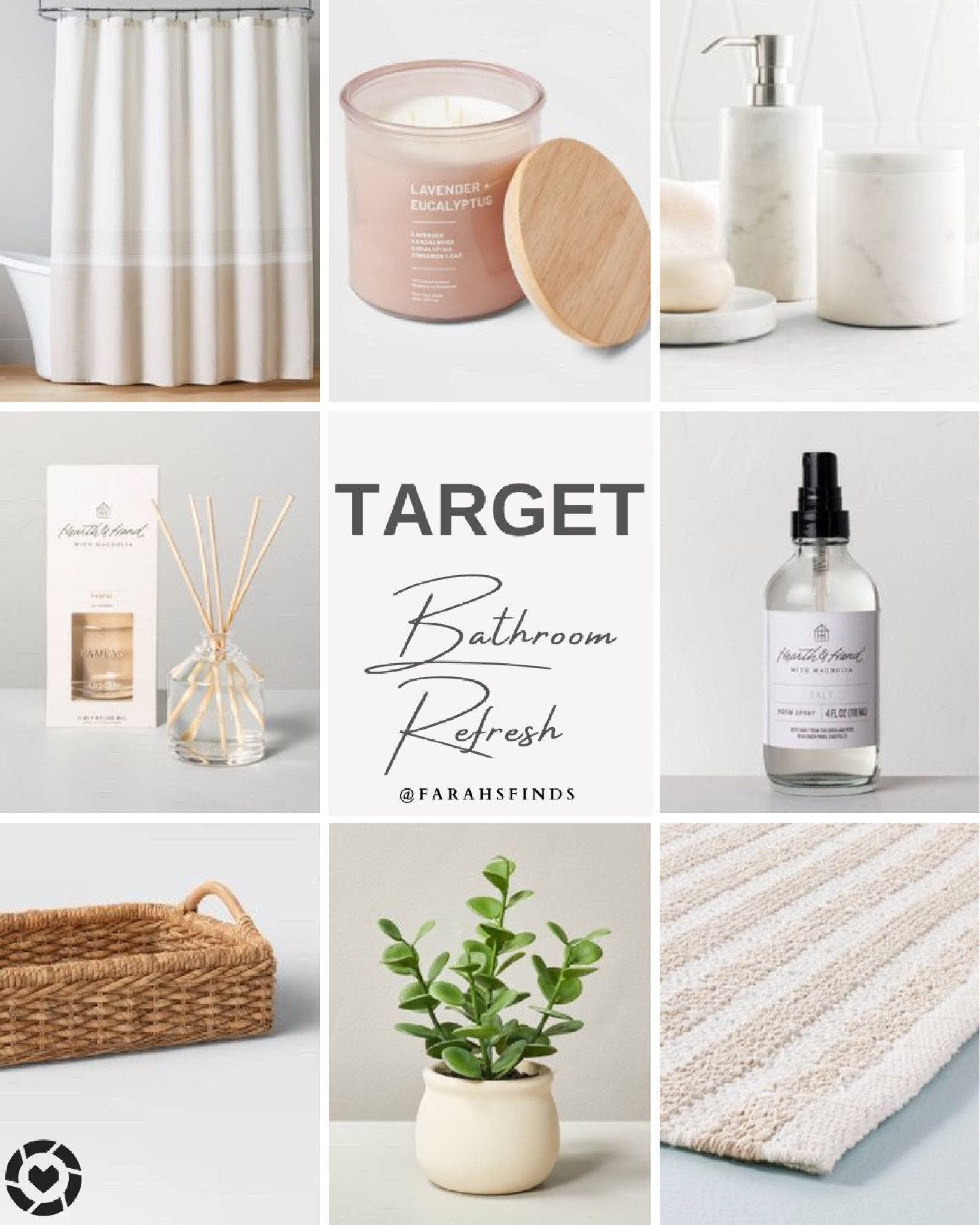 Target home finds bathroom, refresh, candles, bathroom, rugs, threshold
Bathroom, accessories, bathroom, set waste basket, bath rug, hearth and hand bath, storage, spring bathroom, shower curtain room, refresher soap, and lotion pump

Follow my shop @Farahsfinds on the @shop.LTK app to shop this post and get my exclusive app-only content!

#liketkit #LTKSeasonal #LTKhome #LTKsalealert
@shop.ltk
https://liketk.it/43Z8G

#LTKU #LTKhome #LTKFind