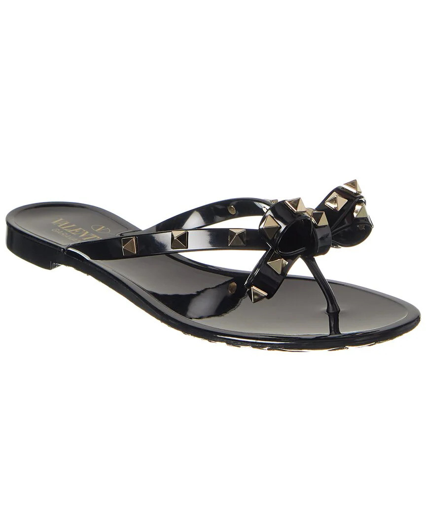 Valentino Rockstud Rubber Flip Flop | Shop Simon
