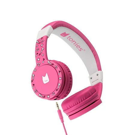 Tonies Headphones, Foldable On-Ear Headphones for Toniebox, Pink | Walmart (US)