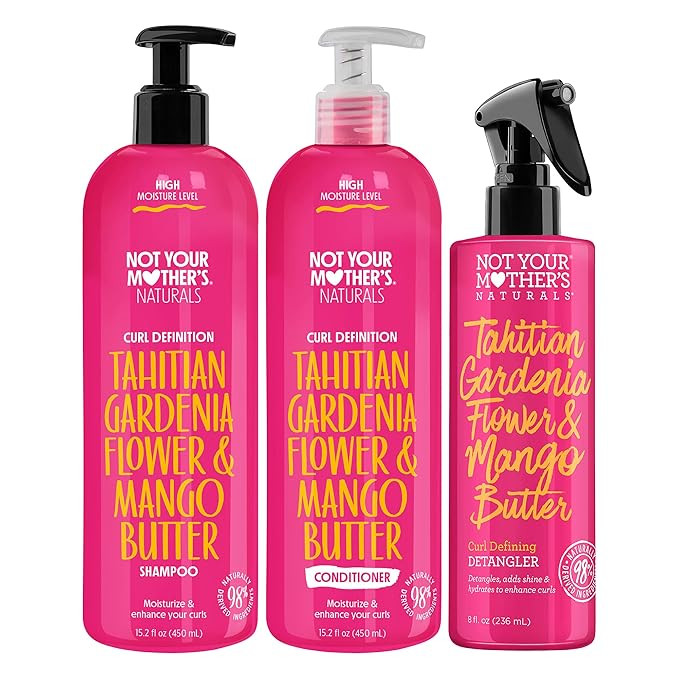 Not Your Mother's Naturals Curl Definition Shampoo, Conditioner, and Hair Detangler (3-Pack) - Ta... | Amazon (US)
