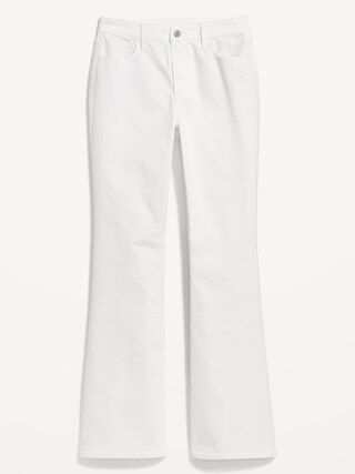 High-Waisted Wow White Flare Jeans for Women | Old Navy (US)