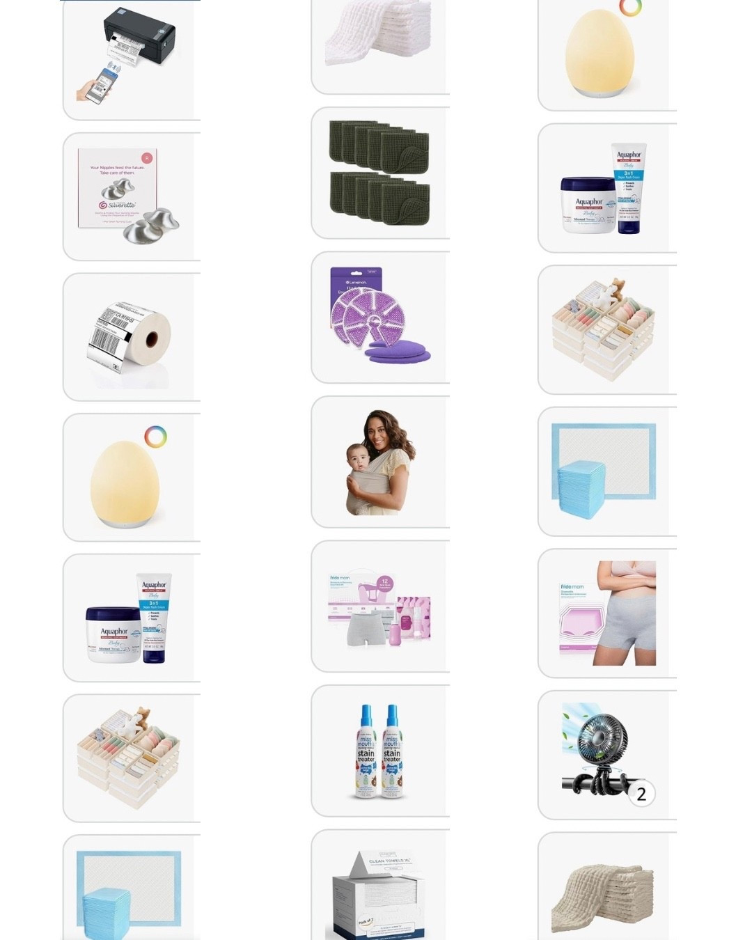 My Amazon prime day purchases! Some of this includes postpartum care too 

 