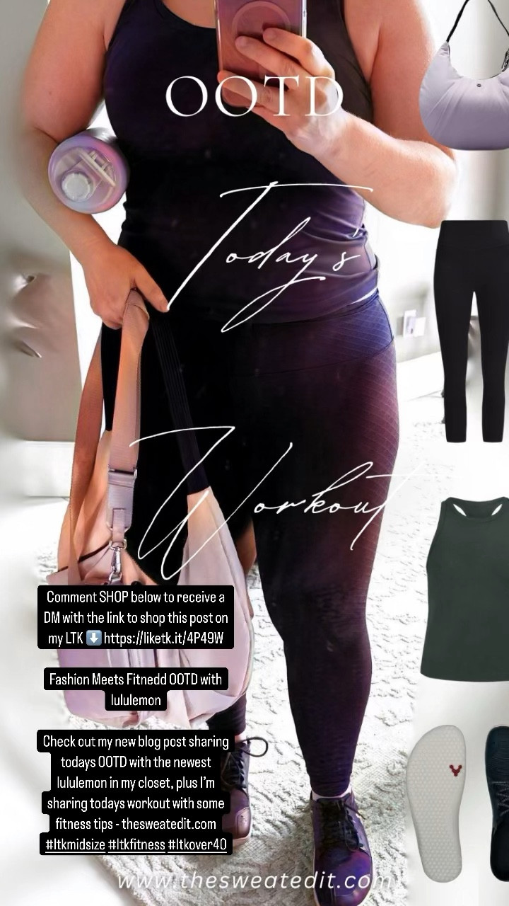 Fashion Meets Fitnedd OOTD with lululemon 

Check out my new blog post sharing todays OOTD with the newest lululemon in my closet, plus I’m sharing todays workout with some fitness tips - thesweatedit.com

#LTKMidsize #LTKFitness #LTKOver40

#LTKMidsize #LTKFitness #LTKOver40