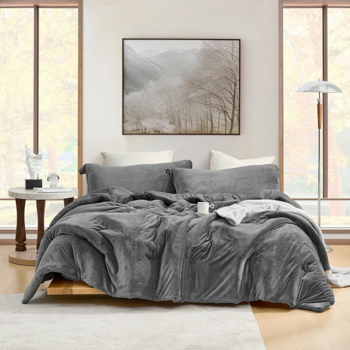 Better Than Anesthesia - Coma Inducer Oversized Comforter Set - Smoked Pearl , Beige/Khaki , Queen - Smoked pearl | Macy's