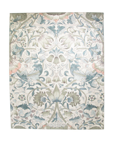 8X10 Indoor Outdoor Washable Lodden Floral Area Rug, Polyester | TJ Maxx