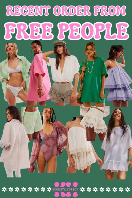 My recent free people order!!! So many good summer finds!!

Summer outfit ideas, summer outfits for women, women’s outfits, vacation outfit, lounge outfit, lounge set, free people finds

#LTKSeasonal #LTKItBag #LTKStyleTip