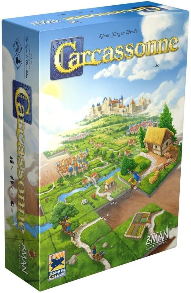 Carcassonne Board Game (BASE GAME) | Family Board Game | Board Game for Adults and Family | Strat... | Amazon (US)