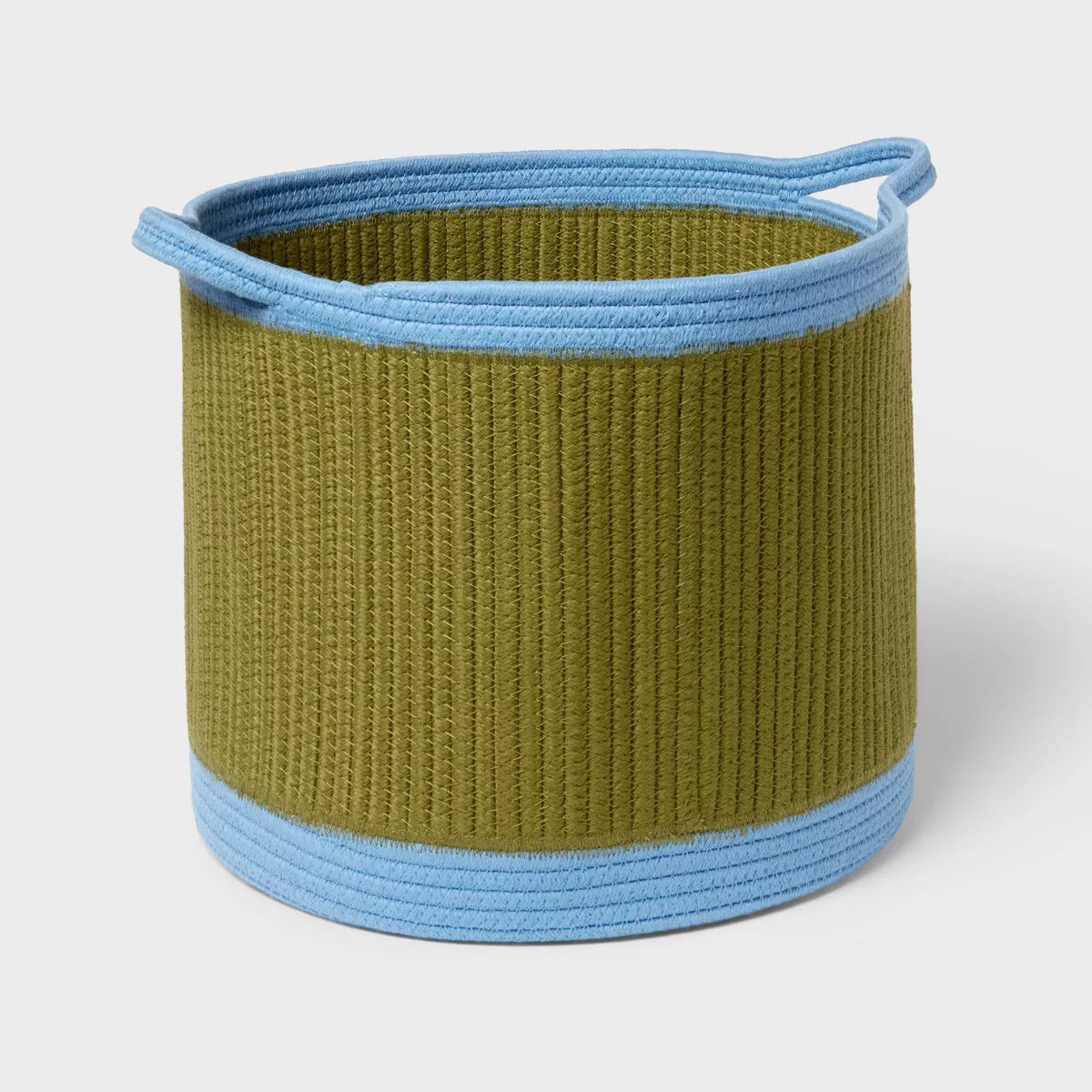 Medium Coiled Rope Kids' Storage Basket Green and Blue - Pillowfort™ | Target