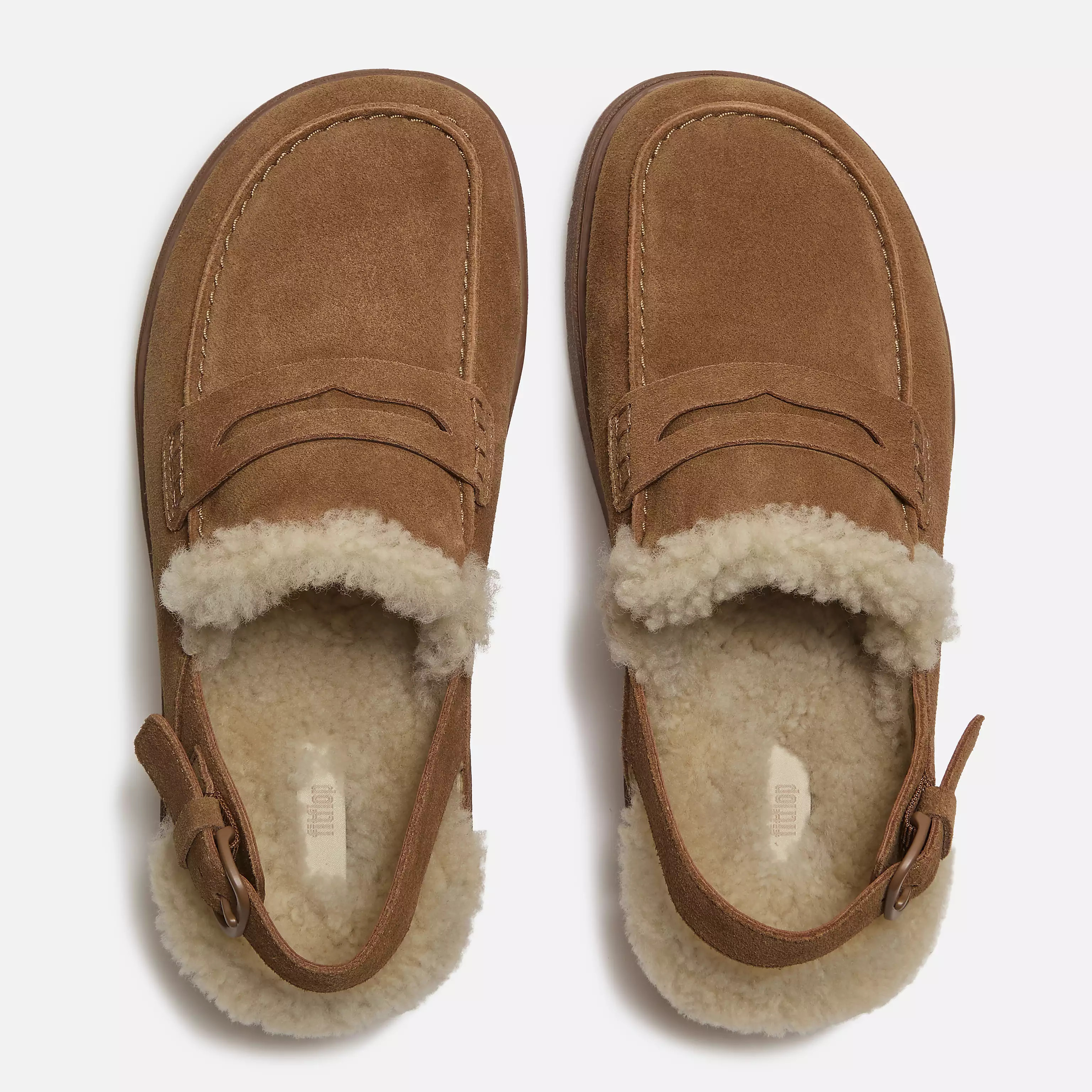 GEN-FF Shearling Back-Strap Mules | FitFlop (UK)