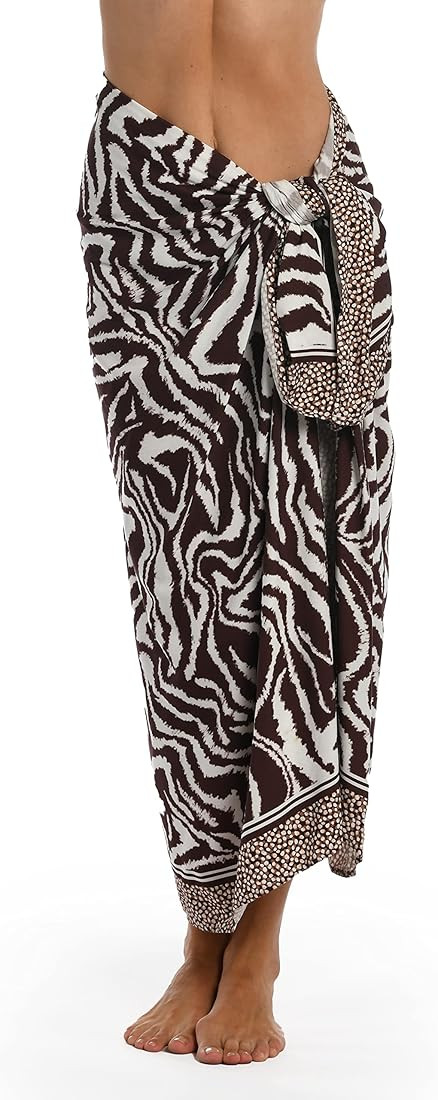 La Blanca Women's Standard Pareo Wrap Swimsuit Cover Up | Amazon (US)