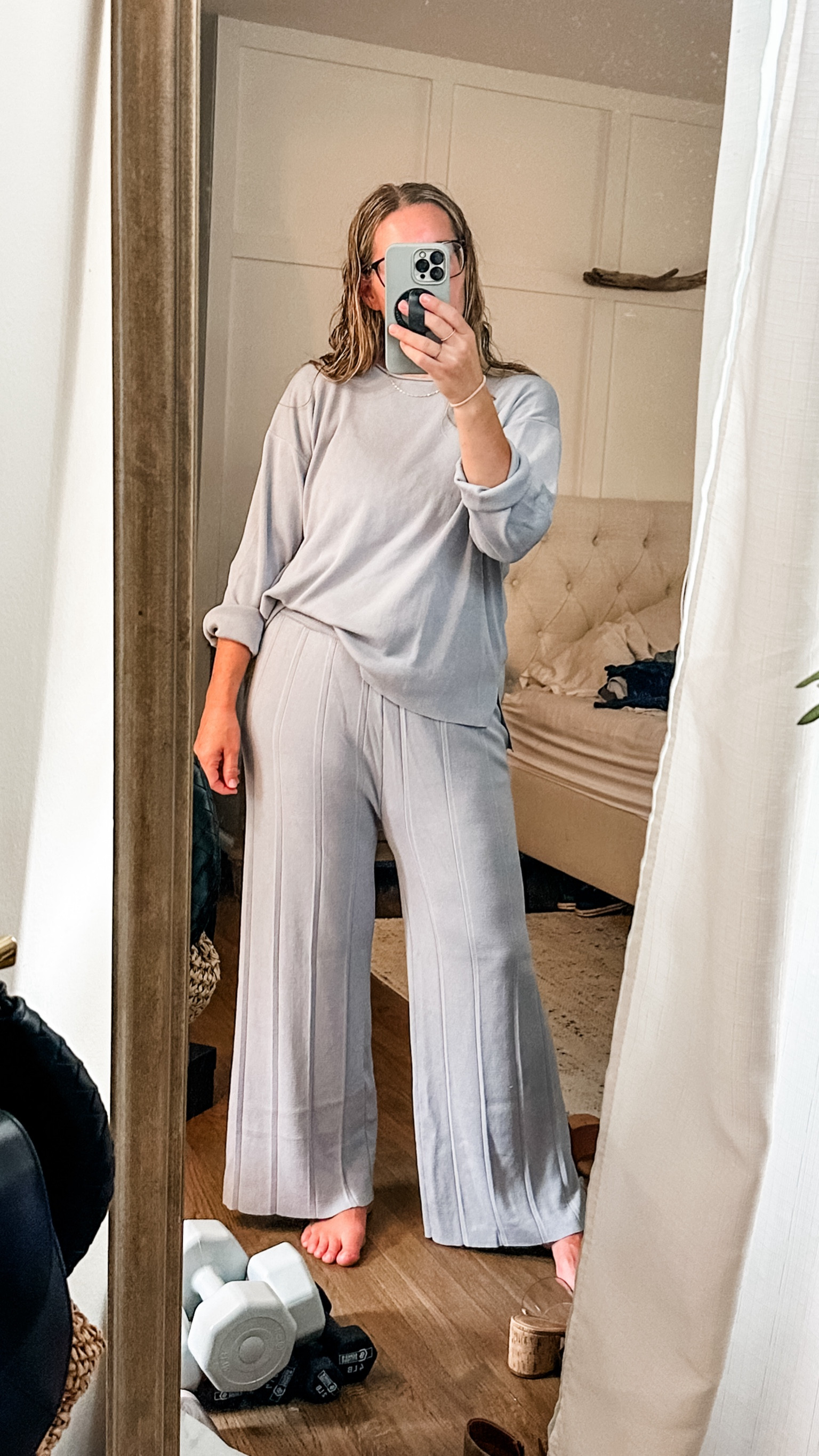 Don’t mind the mess. This lounge set is so cute and comfy so I thought I’d share! I’m in a large. Also linked some of my other favorite long sleeve/pant sets! 

#LTKFindsUnder50 #LTKMidsize #LTKOver40