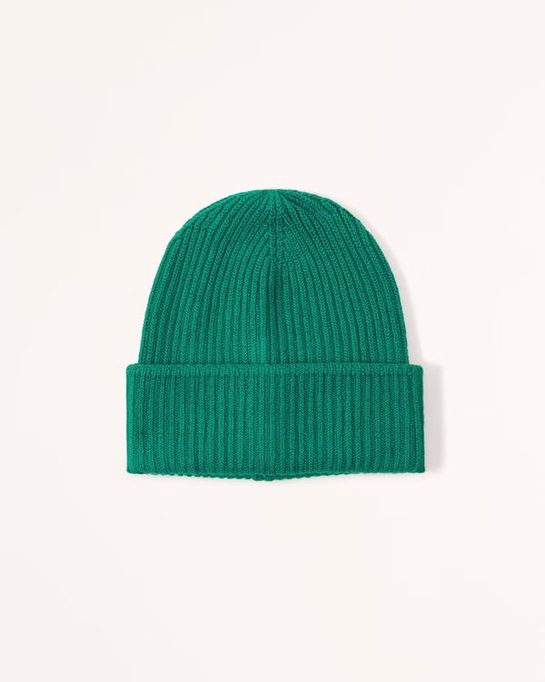 Women's Slouchy Rib Beanie | Women's Accessories | Abercrombie.com | Abercrombie & Fitch (US)