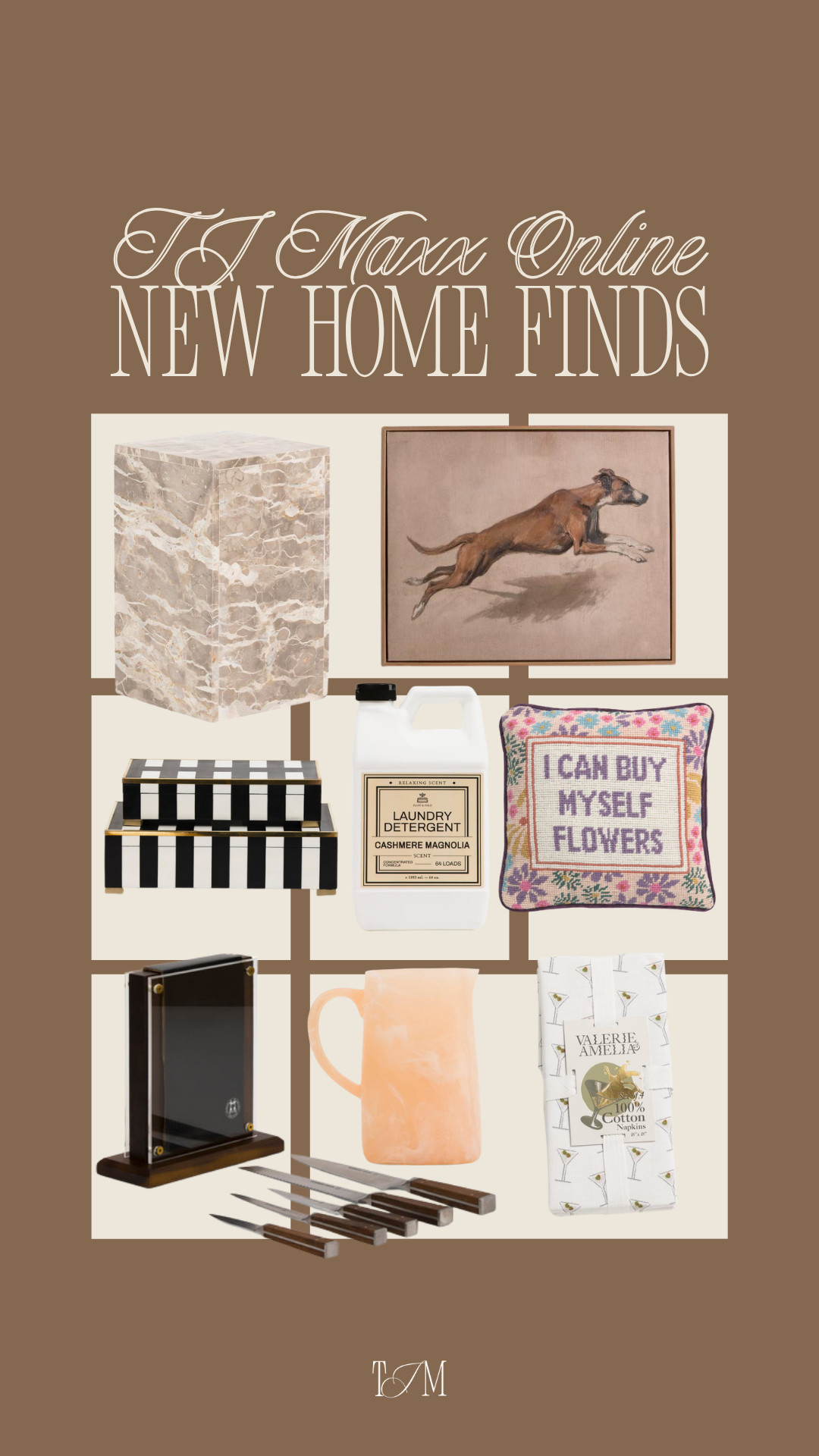 Between the marble decor, statement storage boxes, unique artwork, fun accent pillows, and elevated kitchen pieces, there are so many good TJ Maxx  home finds for anyone who loves an organic modern home with a little personality mixed in. 

wedding guest dress summer, summer outfits, summer dresses, country concert outfits, fathers day gift guide, date night outfits, plus size fashion, 4th of july outfit women, vacation outfits beach, work outfits, tjmaxx home finds, organic modern home, home decor finds
 

 #LTKSeasonal #LTKHome