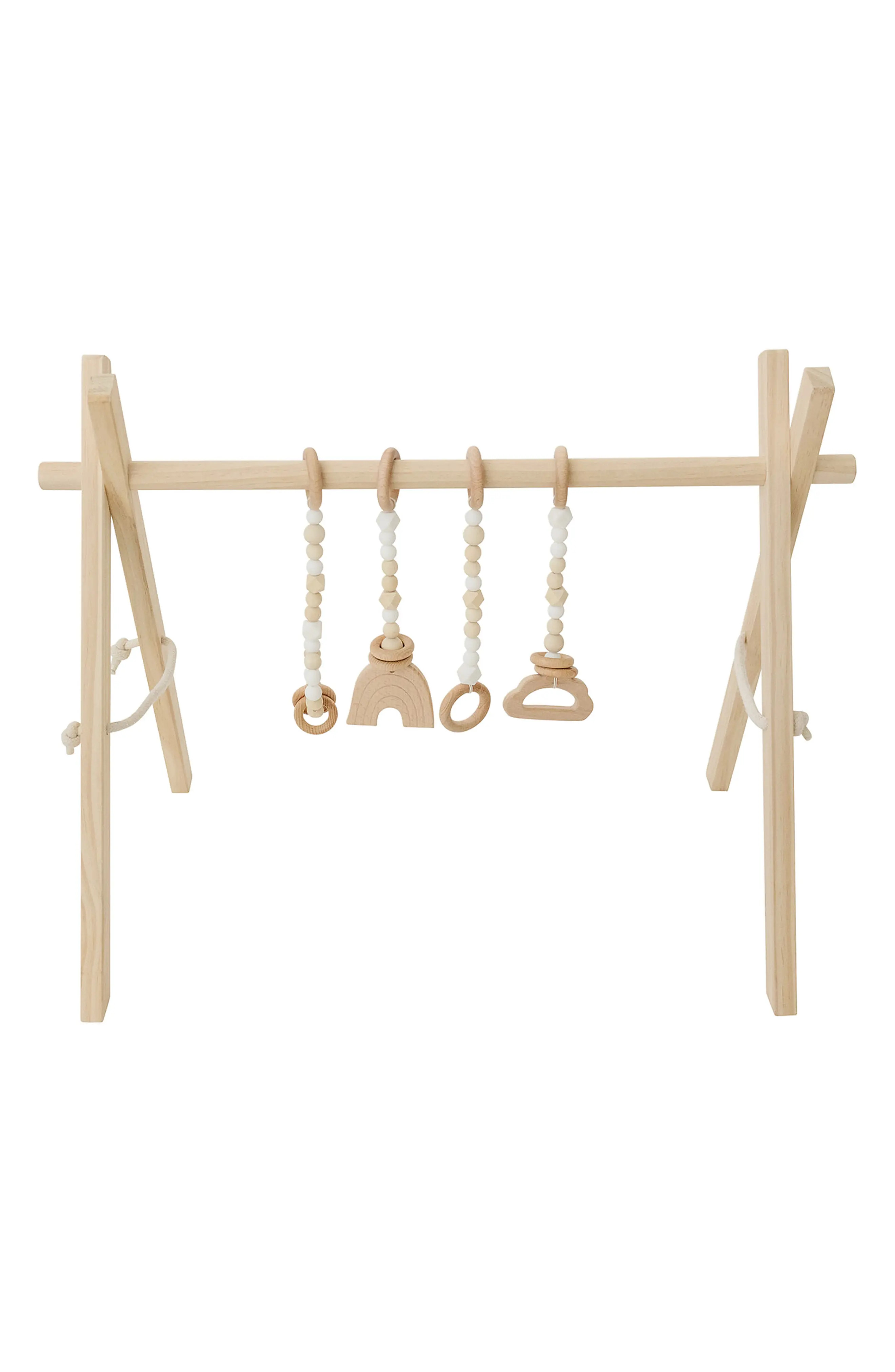 Poppyseed Play Wooden Baby Gym in White at Nordstrom | Nordstrom