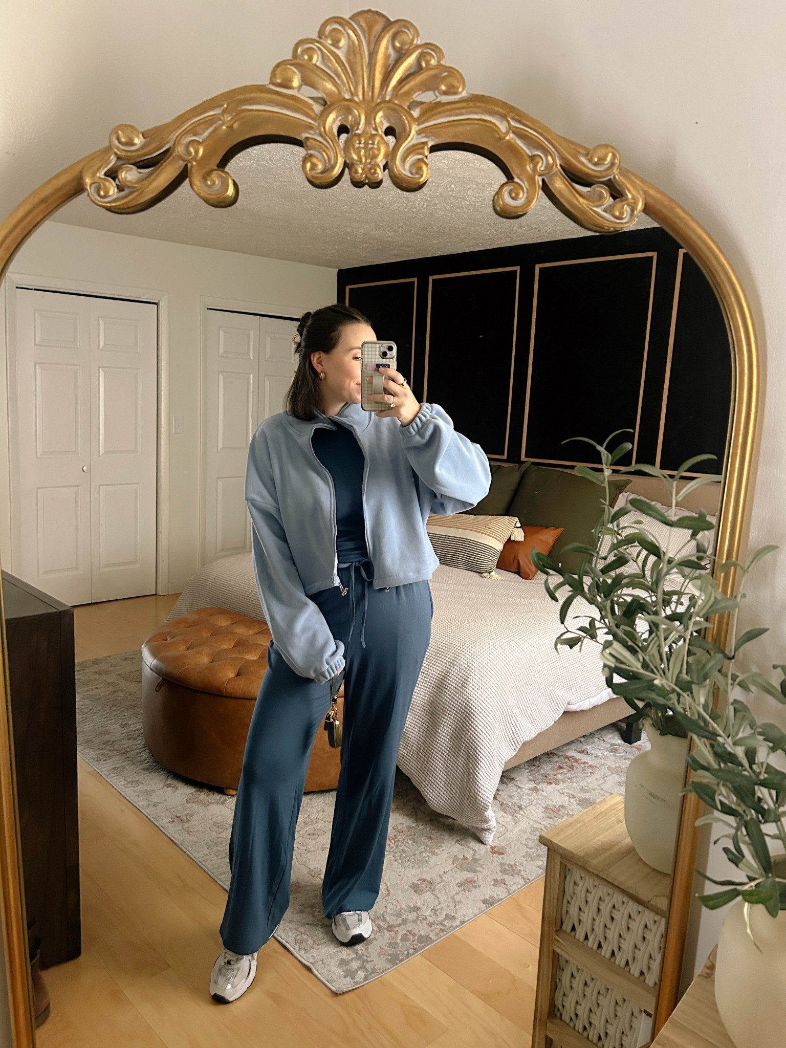 Cute comfy lounge around or errands Amazon set! Color: peacock blue
Fleece zip up jacket in blue! Mom approved!

Fav New Balance 530 tennis shoes! So comfortable!! 

#LTKootd #LTKmomlife #LTKFindsUnder50