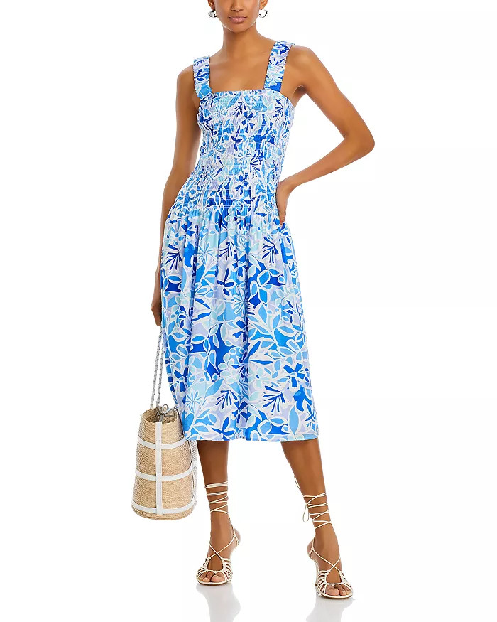 Smocked Midi Dress - 100% Exclusive | Bloomingdale's (US)