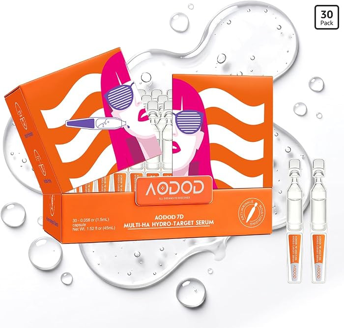 7D Hyaluronic Acid Plump Face Serum For Wrinkle Filler Single Use,Anti-Aging,Reduce Finelines,Dew... | Amazon (US)