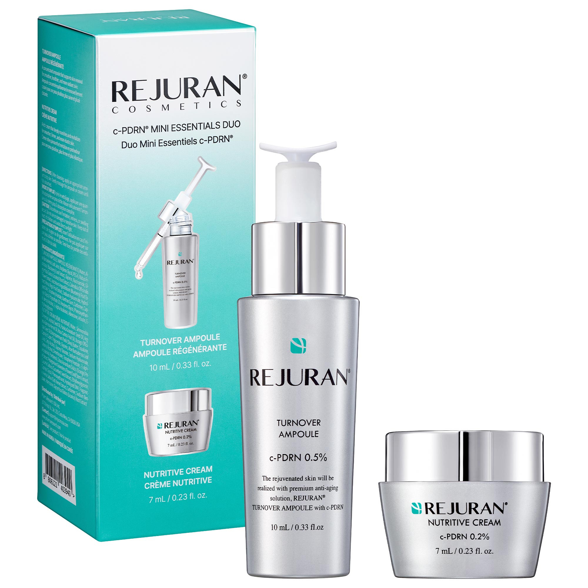 Rejuran c-PDRN Mini Essentials Duo Skin Renewal Starter Kit Ampoule & Moisturizer | Sephora (US)
