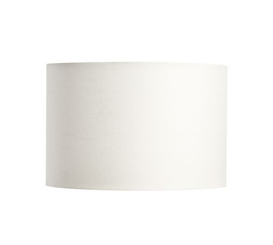 Gallery Straight-Sided Lamp Shade, Rolled Edge | Pottery Barn (US)