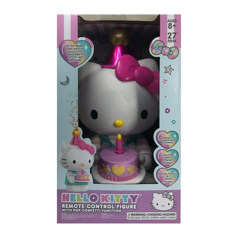 Hello Kitty® Remote Control Figure With Pop Confetti Function | Walmart (US)