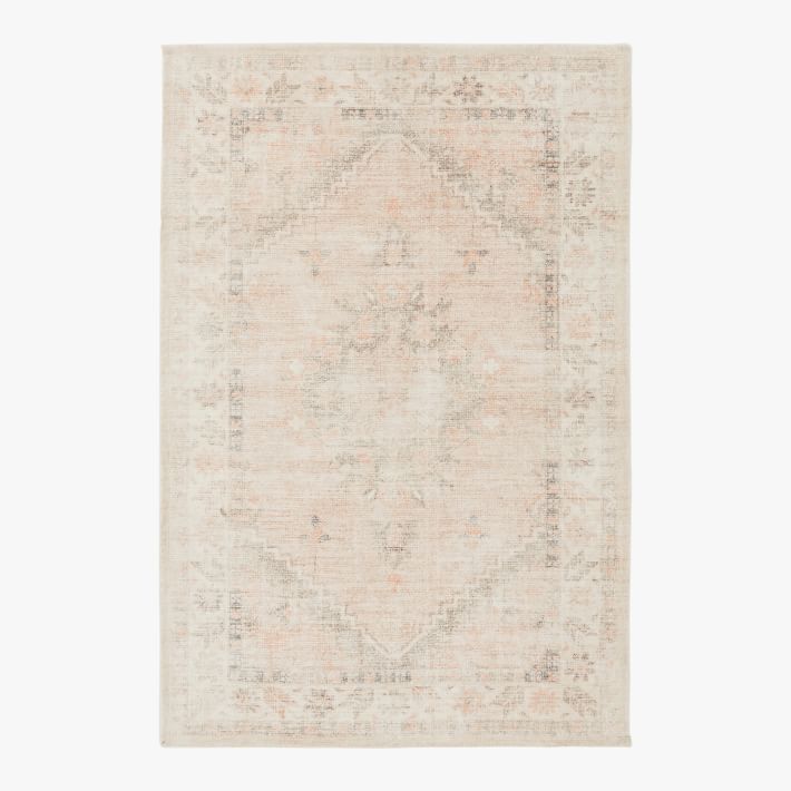 Traditional Washable Rug, 5&amp;rsquo;x8&amp;rsquo;, Natural | Pottery Barn Teen