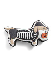 10x18 Skeleton Dachshund Costume Embroidered Pillow | Throw Pillows | Marshalls | Marshalls