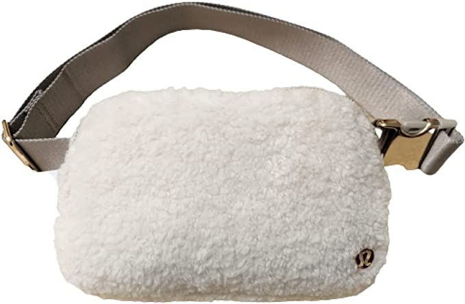 Lululemon Athletica Everywhere Fleece Belt Bag (Light Ivory) | Amazon (US)