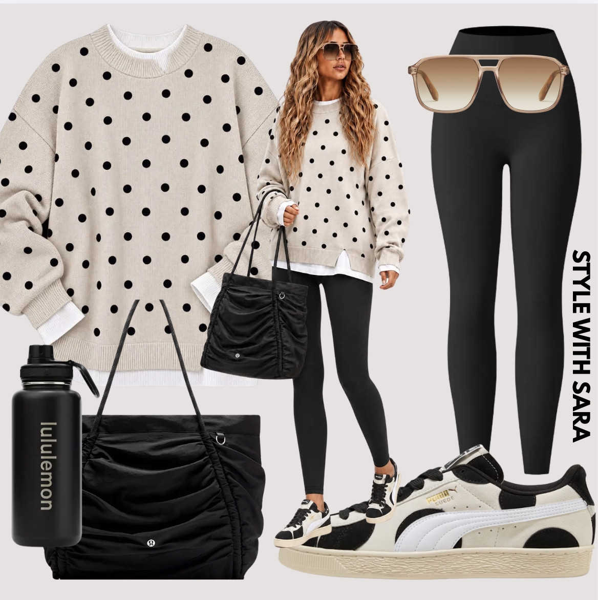 🚨 TREND ALERT: Polka dots are taking over fall!

This viral two-in-one top looks perfectly layered, but it’s actually just ONE piece—so you get the layered look without all the extra bulk.

And hold your horses… I found the cutest polka-dot sneakers! Like, OMG—this is definitely a Sara outfit! 🤎

Let’s talk about these leggings, too. They are the closest thing I’ve found to Lulu for about a FOURTH of the price! If you need to update your leggings for fall—or replace your worn-out favorites—but don’t want to spend $100 on one pair, I’m telling you… these are IT!

Comment POLKA DOT and I’ll send you the link to grab this entire vibe! 🖤🤍

#LTKdayinmylife #LTKgrwm #LTKmomlife