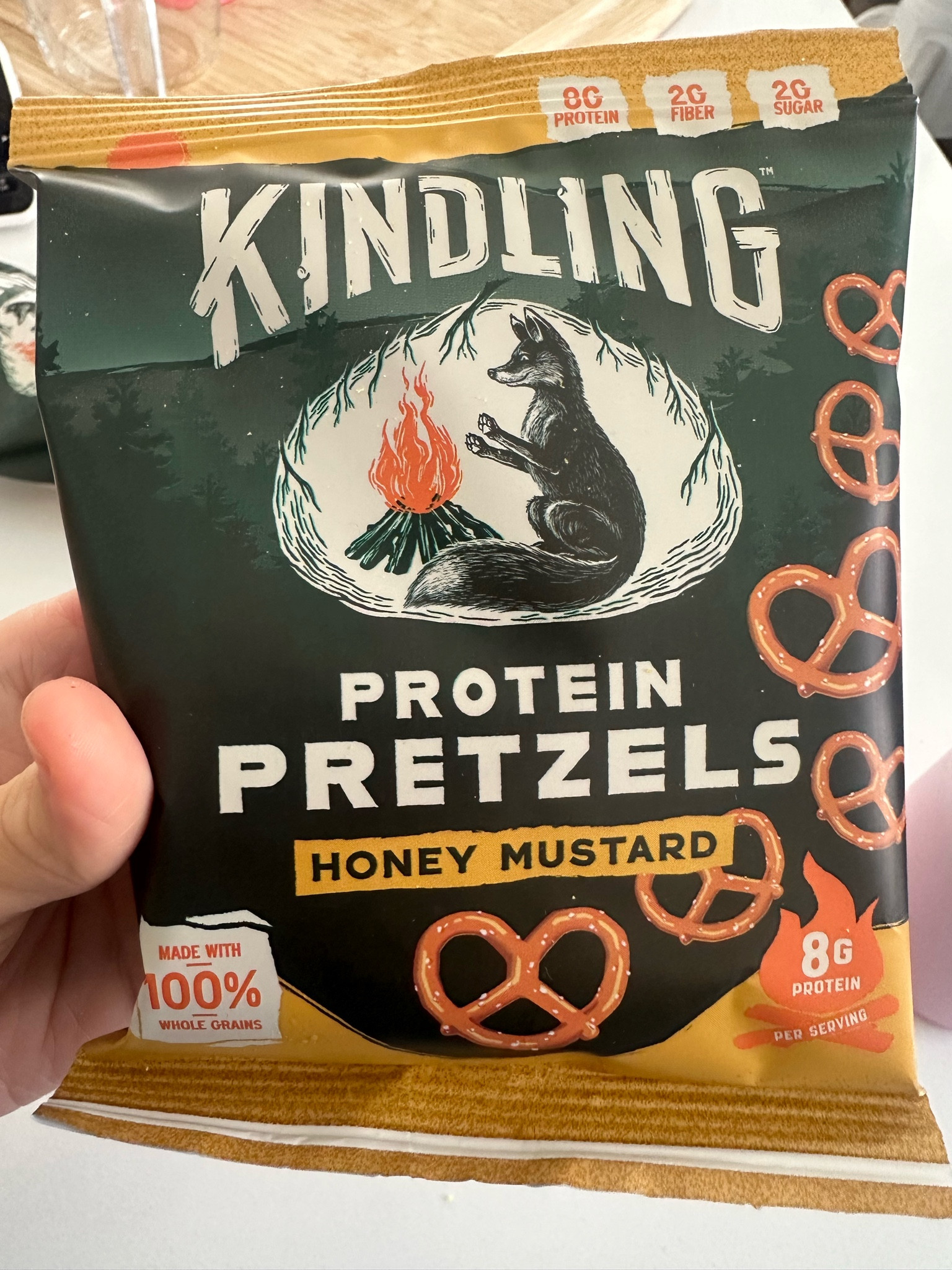 Protein pretzels with cleaning ingredients only 8 g of protein 2 g of fiber 2 g of sugar. It’s so delicious perfect for those busy days.

#LTKActive #LTKmomlife #LTKfoodie