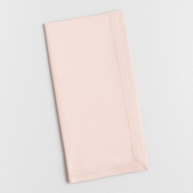 Light Pink Buffet Napkins Set of 6 | World Market
