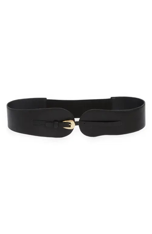 Raina Wide Corset Belt in Black at Nordstrom, Size Small | Nordstrom