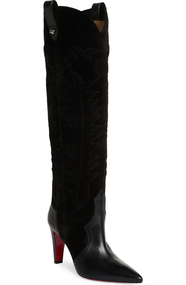 Santia Pointed Toe Knee High Boot (Women) | Nordstrom